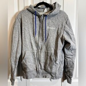 Amazon AWS re:Invent Hoodie Medium Grey Zipper Pockets zip Amazon Web Services